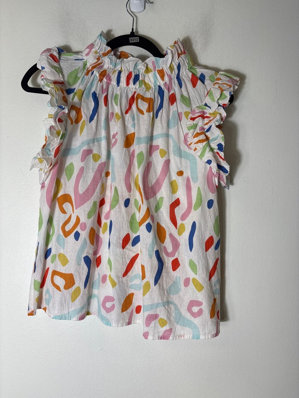 THML Multi Color Confetti Shirt Sz S